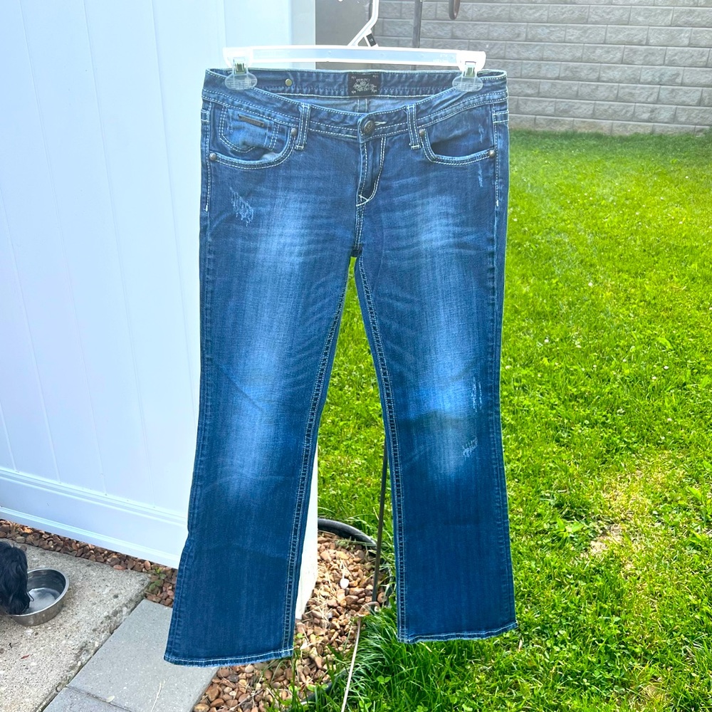 REROCK for Express Women’s Boot Cut Jeans Sz 10L